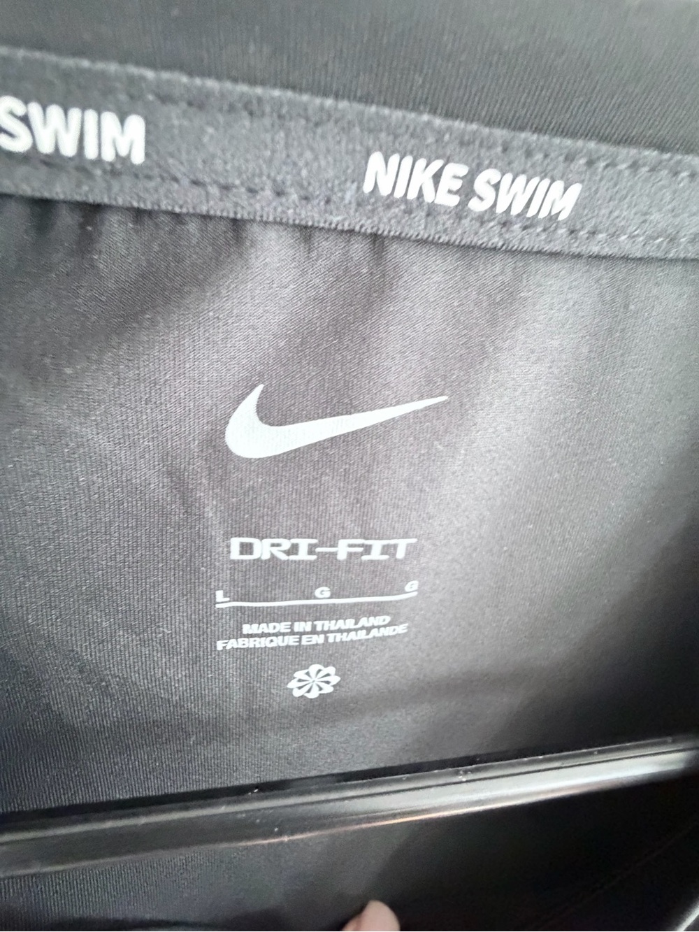 Nike Black Dri-FIT Athletic Tee with White Logo - Picture 4 of 8